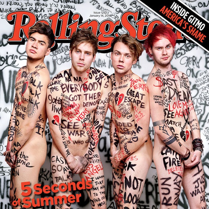 5 Seconds Of Summer Guys Talk Naked Rolling Stone Cover We Were